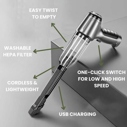 GadgetGo™ 2-in-1 Vacuum & Blower